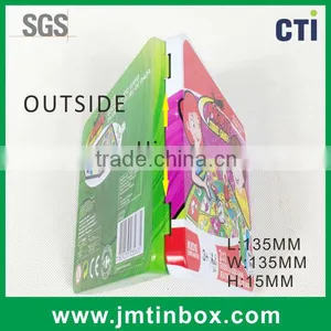 Square Magnetic Game of Chess Hinge Tin Box thumbnail-4