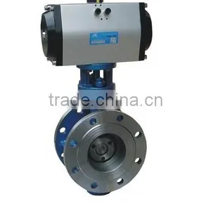 Pneumatic 3-eccentric Butterfly Control Valve thumbnail-2
