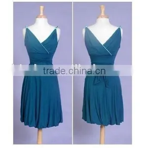 Red Designer One Piece Party Dress thumbnail-1
