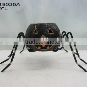 New! Metal Spider Candle Holder Halloween thumbnail-1