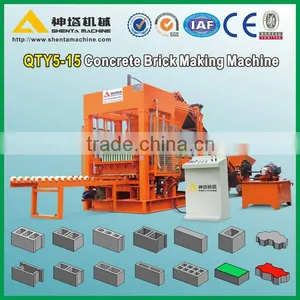 SHENTA QTY5-15 Fully Automatic Fly Ash Brick Making Machine in India Price thumbnail-1