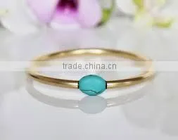Turquoise Gemstone Bangles thumbnail-1