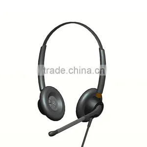 2015 NEW Binaural Call Center Noise Cancelling Telephone Headset thumbnail-2