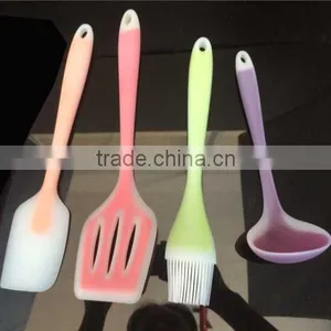 Fashion Design Silicone and Nylon Material Kitchen Utensils for Cooking thumbnail-1