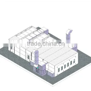 JF Car Repairing Equipment Bakery Ovens for Sale Painting Line thumbnail-1