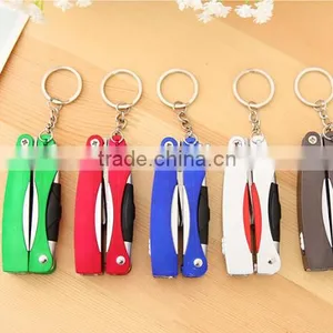 Foldable 3 in 1 Multifunctional Pen With Scissors and LED Flashlight thumbnail-4