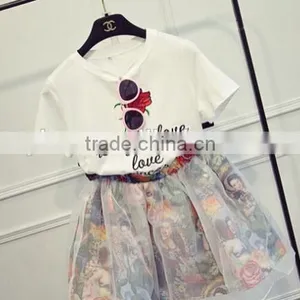 Summer Cotton Print Family Dress Environmental Print Family Dress thumbnail-4