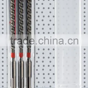 PP Transparent Plastic Drill Tube Packaging Box With Hanger Slim Pack thumbnail-2