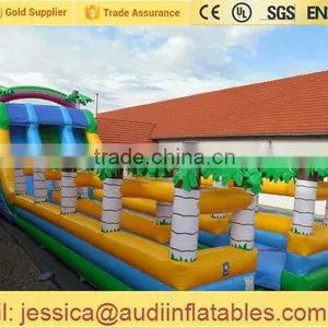 Inflatable Tropical Slide With Palm Trees for Sale thumbnail-6