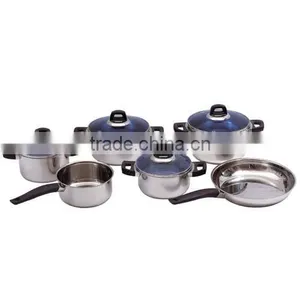 10pcs Stainless Steel Cookware Set thumbnail-1