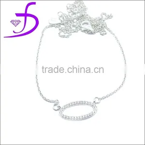 925 Sterling Silver Women Fashion Necklace With Charm thumbnail-1