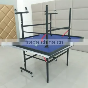 Outdoor Cheap Hot Selling Aluminium Tennis Table for Easy Folding Bule Top Table thumbnail-4