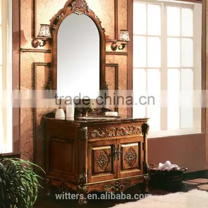 Bathroom Vanities Match Ceramic Sink,match Marble Top ,size Under 100cm WTS237 thumbnail-4