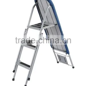 2015 Hot Type Folding Ironing Board With Step Ladder Anti-slip Two Using With 100% Cotton Cover thumbnail-2