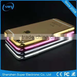 Plating Electroplating Clear Crystal TPU Soft Phone Case Cover for i Phone 6 6G Case thumbnail-2