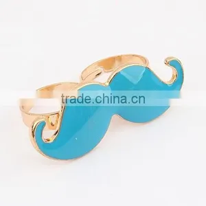 Silicone Wedding Double Loop Beard Ring thumbnail-1