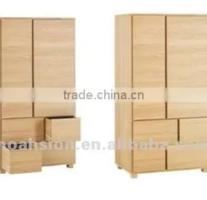 High Gloss Wooden Wardrobe Closet Bedroom Furniture Design thumbnail-1