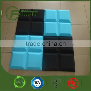 High Density Fireproof Flat PU Acoustic Foam Panels thumbnail-5