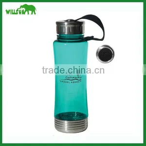 16oz Plastic Bpa Free Water Bottles/ Single Wall Tritan Travel Bottle thumbnail-1