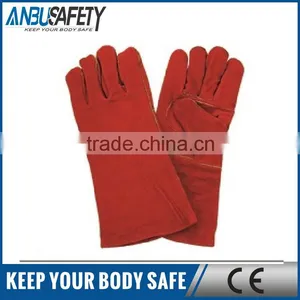 Reinforce Palm Long Suede Leather Gloves in Wholesales thumbnail-1