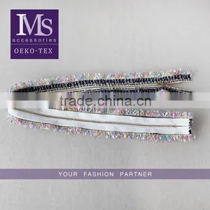 Wholesale Cheap Unfinished Custom Long Chain Nylon Zipper, Zipper and Slider Accessories thumbnail-1