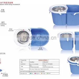 360 Easy Magic Floor Cleaning Folding Spin Mop Bucket thumbnail-4
