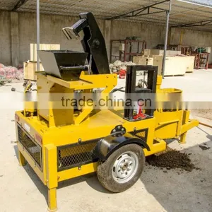 Easy Operation Small Scale Hydraulic Brick Machine Clay Interlocking Brick Machine Price in Ghana thumbnail-1