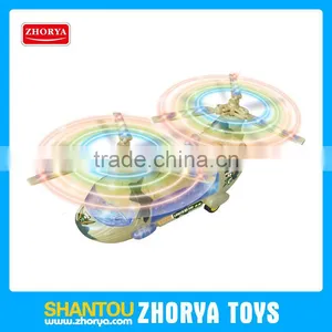 HQ Plastic B/O Bump and go Military Twin Rotor Helicopter Toys Vehicle for Boys thumbnail-1