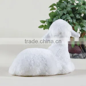 Made in China Plush Animal Cute Life Size Sheep Flame Resistant Used Commercial Christmas Decorations thumbnail-6