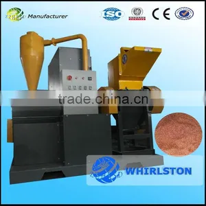 150-200kg/h Waste Copper Wire Recycling Machine / Copper Cable Granulator thumbnail-1