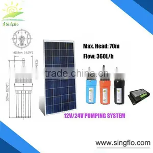 Singflo 4'' 6LPM Well Pump - Solar Powered Well Water Pumping Kit - Deep Well Solar System thumbnail-1
