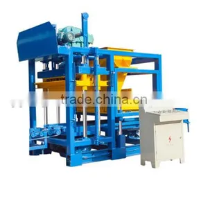 High Quality Automatic Qt4-25 Semi Automatic Concrete Block Forming Machine thumbnail-3