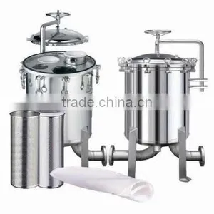 Professional Manufacture SUS304 SUS316L Industrial-grade Precision Mirror Polish Bag Filter Housing thumbnail-1