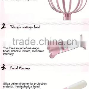 CE Approved 3 in 1 Multifunctional Battery Power Handy Head Massager thumbnail-6