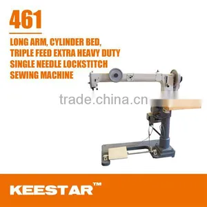 Keestar 461 Cylinder Bed Triple Feed Heavy Duty Upholstery Sewing Machine thumbnail-1