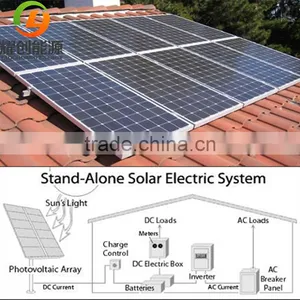 1kw/2kw/3kw/4kw Stand-Alone/off-grid Solar Photovoltaic Systems Solar Power System for Home Commercial thumbnail-1