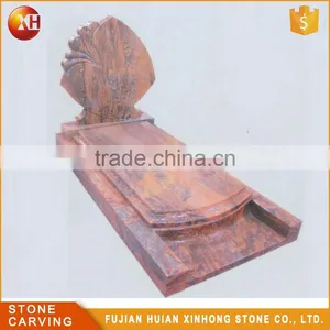 High Quality Granite Carve Rose Headstone thumbnail-6