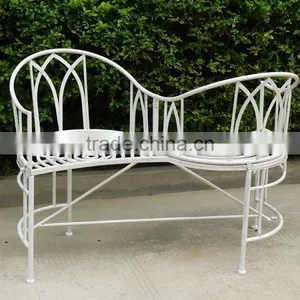 2 Seater Cast Iron Companion Garden Chair thumbnail-4