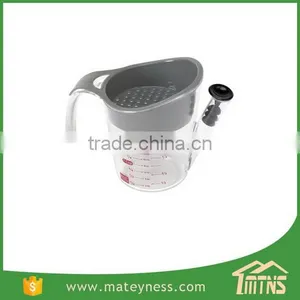 Gravy Oil Fat Separator Measuring Cup With Strainer thumbnail-3