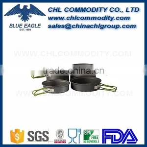2 Person Outdoor Portable Aluminum Camping Cookware, Picnic Camping Equipment for Outdoor Sport thumbnail-3