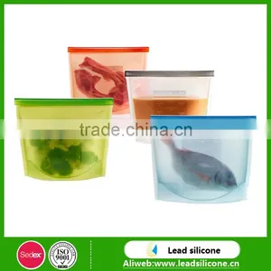 Hot Sales Vegetable Silicone Food Bag With Zipper thumbnail-2