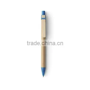 Recycled Paper Ballpoint Pen With Cardboard Barrel,wooden Clip thumbnail-4
