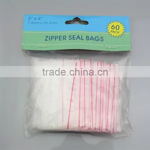 60 Packs Zipper Seal Bags pe Plastic Bag pe Mesh Bag and pe Bag thumbnail-2