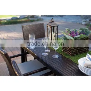 2017 Trade Assurance Pefect Outdoor Classic pe Rattan Handmade Big Loading Garden Table Sets thumbnail-1