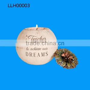 2015 Hot Sale Festival Ceramic Pine Cone Candle Container thumbnail-1