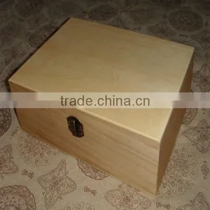 Wooden Tea Box Fancy Storage Boxes Jewel Case Large Packing Wood Box thumbnail-1