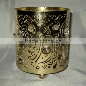 Metal Cage Candle Holder,Metal Votive Candle Holder,Designer Metal Candle Holder thumbnail-1