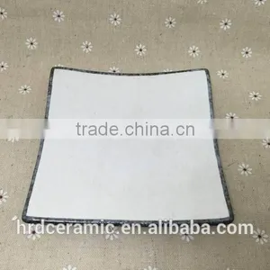 Stocked White Porcelain Square Dish/food Dish/soap Dish/salad Bowl thumbnail-3
