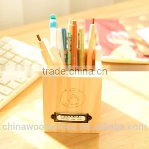 Hot Sale Custom Cheap Wooden Pen Container thumbnail-1