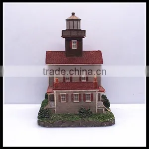 Custom Souvenir 3D Castle Building Model Craft Resin House Building Model Factory thumbnail-3